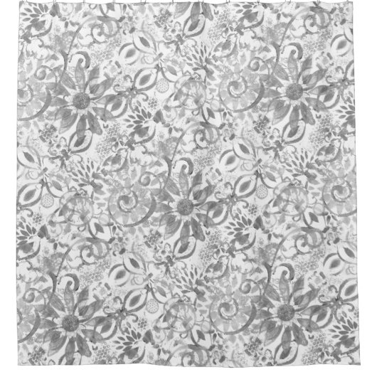 Ebene Abstrakt Duschvorhang (Vorderseite)