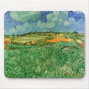 Ebene bei Auvers von Vincent van Gogh Mousepad