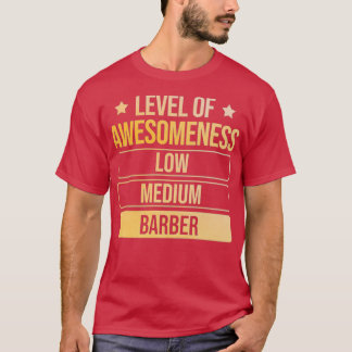EBENE DES WESOMENESS-BARBER T-Shirt