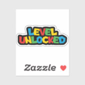 Ebene entsperrt aufkleber (Blatt)