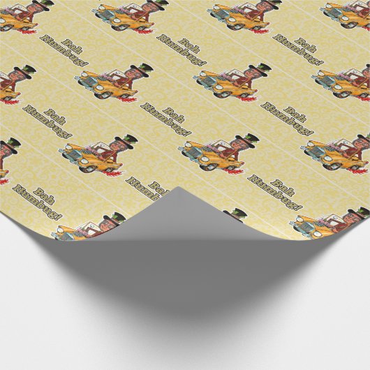 Ebeneezer scrooge Geschenk-Packpapier - bah Humbug Geschenkpapier (Ecke)