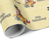 Ebeneezer scrooge Geschenk-Packpapier - bah Humbug Geschenkpapier (Rolleneckpunkt)