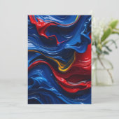 Ebenen auf Farbebenen Einladung (Stehend Vorderseite)