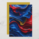 Ebenen auf Farbebenen Einladung (Vorne/Hinten)