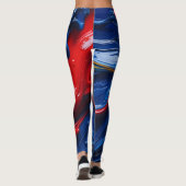 Ebenen auf Farbebenen Leggings (Rückseite)