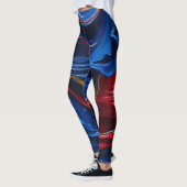 Ebenen auf Farbebenen Leggings (Links)