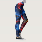 Ebenen auf Farbebenen Leggings (Rechts)