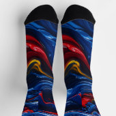 Ebenen auf Farbebenen Socken (Oben)