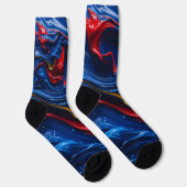 Ebenen auf Farbebenen Socken (Rechts)