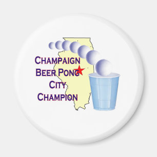 Ebenen-Bier Pong Meister Magnet