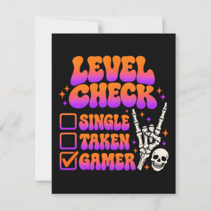 Ebenen-Check-Gamer-Humor für Gaming-Fans Einladung