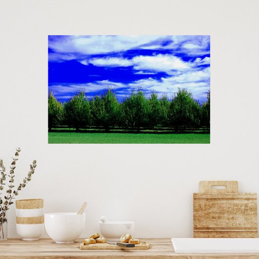 Ebenen der Natur Poster (Küche)