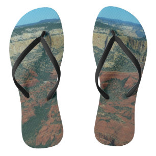 Ebenen der Roten Felsen in Sedona Arizona Badesandalen