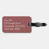 Ebenen der Roten Felsen in Sedona Arizona Gepäckanhänger (Rückseite horizontal)