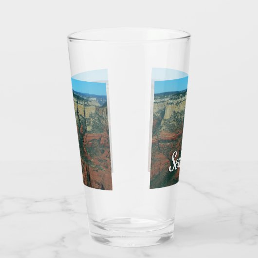 Ebenen der Roten Felsen in Sedona Arizona Glas (Rechts)