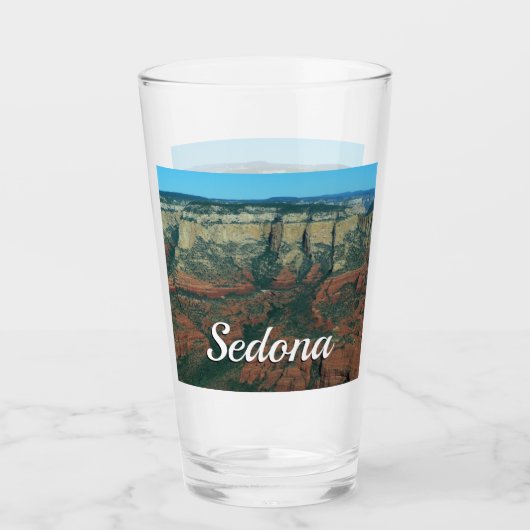 Ebenen der Roten Felsen in Sedona Arizona Glas (Vorderseite)