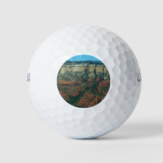 Ebenen der Roten Felsen in Sedona Arizona Golfball (Vorderseite)