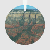 Ebenen der Roten Felsen in Sedona Arizona Ornament (Rückseite)