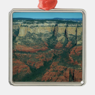 Ebenen der Roten Felsen in Sedona Arizona Silbernes Ornament