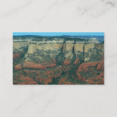 Ebenen der Roten Felsen in Sedona Arizona Visitenkarte (Rückseite)