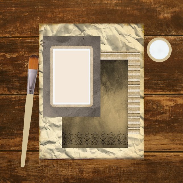 Ebenen des Vintagen Scrapbook-Papiers 11 (Von Creator hochgeladen)