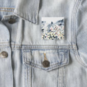 Ebenen Garten - Aquarellfarben - Blume Button (Beispiel)