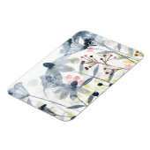 Ebenen Garten - Aquarellfarben - Blume Magnet (Linke Seite)