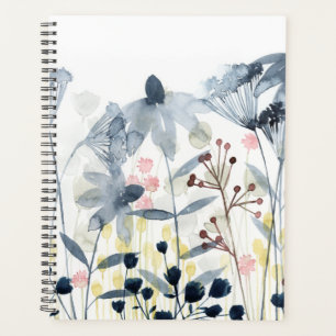 Ebenen Garten - Aquarellfarben - Blume Planer