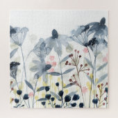 Ebenen Garten - Aquarellfarben - Blume Puzzle (Horizontal)