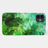 Ebenen grüner Kristalle Case-Mate iPhone Hülle (Rückseite (Horizontal))