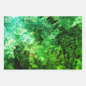 Ebenen grüner Kristalle Geschenkpapier Set (Vorderseite 2)