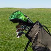 Ebenen grüner Kristalle Golf Headcover (In SItu)