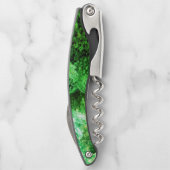 Ebenen grüner Kristalle Kellnermesser (Rückseite)