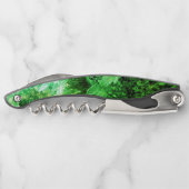 Ebenen grüner Kristalle Kellnermesser (Rückseite)