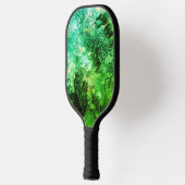 Ebenen grüner Kristalle Pickleball Schläger (Links)