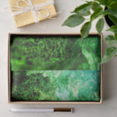Ebenen grüner Kristalle Seidenpapier (Geschenk)