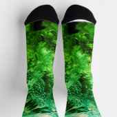 Ebenen grüner Kristalle Socken (Oben)