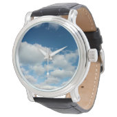 Ebenen in den Wolken Armbanduhr (Schrägansicht)