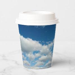 Ebenen in den Wolken Pappbecher