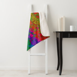 "Ebenen in Farbe" Sherpa Blanket Sherpadecke