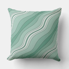 Ebenen in Schattierungen von grünen Kissen