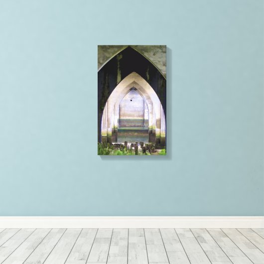 Ebenen Leinwanddruck (Insitu (Holzboden))