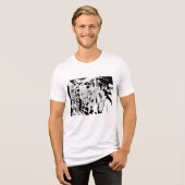 Ebenen Tri-Blend Shirt (Vorderseite voll)
