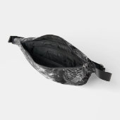 Ebenen von Kristallen grau Bauchtasche (Offen)