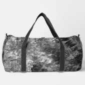 Ebenen von Kristallen grau Duffle Bag (Vorderseite)