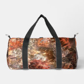 Ebenen von Kristallen mit rustikaler Färbung Duffle Bag (Vorderseite)