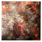 Ebenen von Kristallen mit rustikaler Färbung Fliese (Vorderseite)