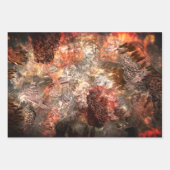 Ebenen von Kristallen mit rustikaler Färbung Geschenkpapier Set (Vorderseite 2)