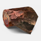 Ebenen von Kristallen mit rustikaler Färbung Krawatte (Gerollt)