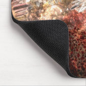 Ebenen von Kristallen mit rustikaler Färbung Mousepad (Ecke)